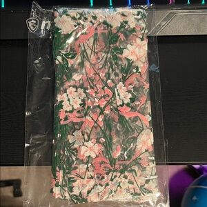 29ct Floral Pink & Green clear gift bags